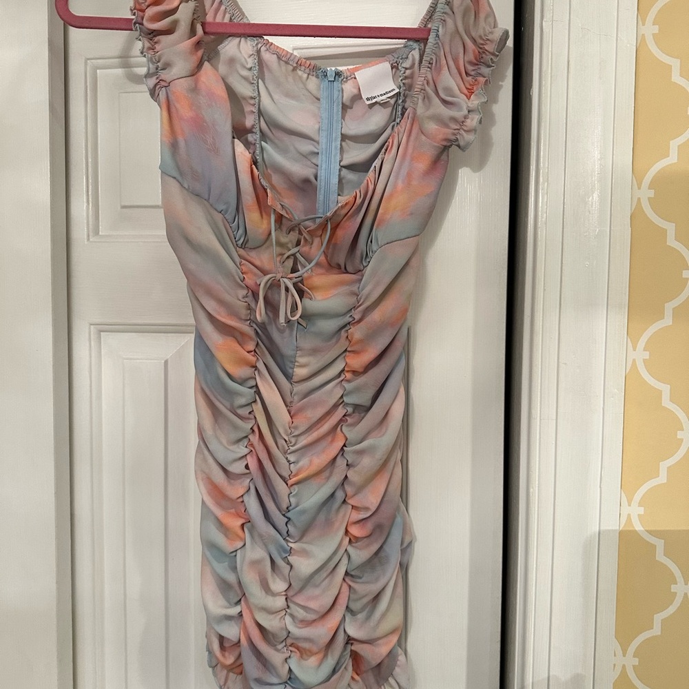 Skylar + Madison Tye Dye Rouched Dress